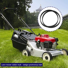 Be In Your Mind 2Pcs 4PJ488 Lawn Mower Drive Belts FLY056/FL267 Compatible with Flymo Easi Glide 300V 330 330XV 330XV Poly V Lawnmowers Rubber Closed Loop Timing Belt