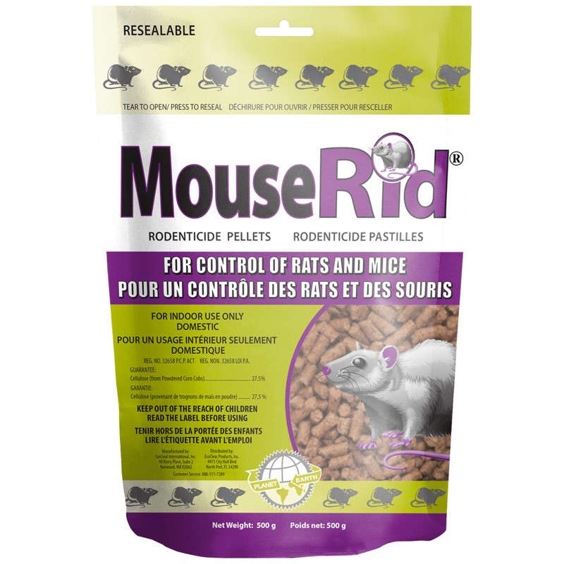 MouseRid - 500 Grams Controls mice and Rats