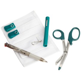 ADC 117-641TLQ Nurse Combo Plus, Pocket Pal/Sprague Stethoscope Kit, Includes Pocket Pal III Nurse Medical Accessory Kit with MiniMedicut Shears, 3-Color Pen, Adlite Plus Penlight,Teal