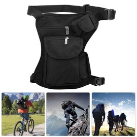 Sxhlseller Sports Leg Bag, Multifunctional Nylon Sports Leg Bag with Buckle, Portable Sports Waist Bag with Large Capacity, Leg Bag for Outdoor Activities