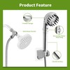 Hygie Rinse Handheld Dog Shower Attachment with Massage Head for