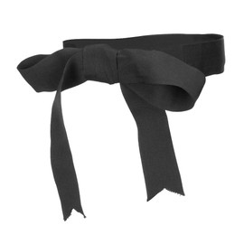 e4Hats.com Ribbon Bow Hat Band - Black OSFM