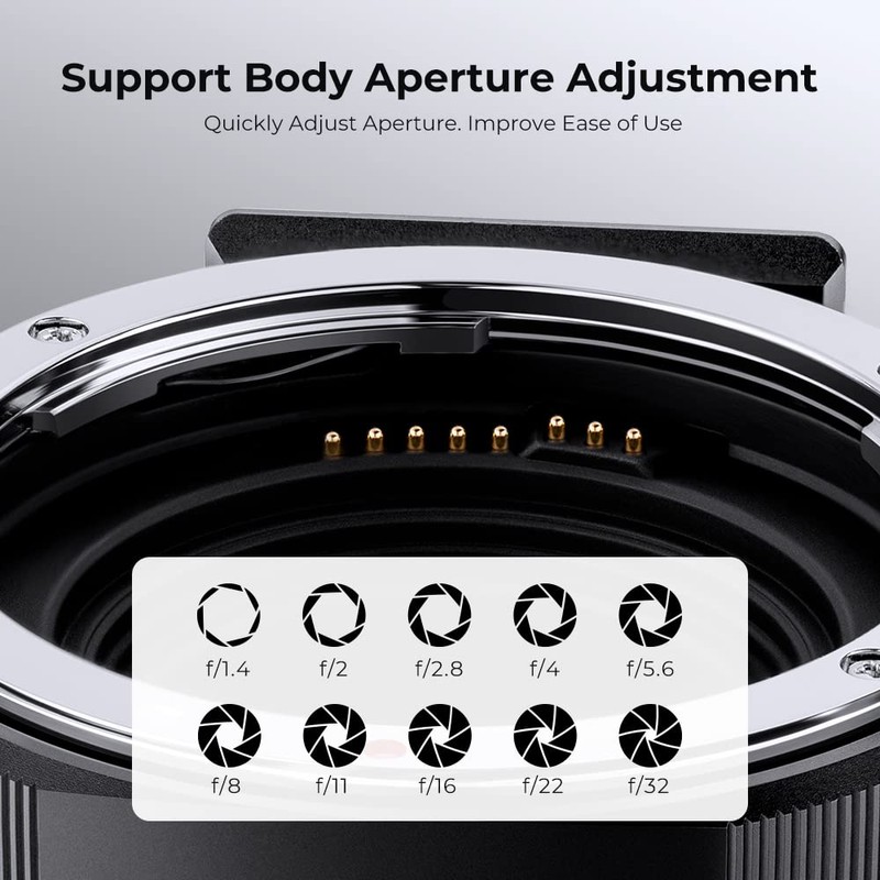 K&F Concept EF to EOS M Mount Adapter Auto Focus