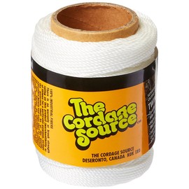 Twine, Nylon, 18, 250 ft, White