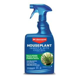 BioAdvanced Houseplant Insect & Mite Control, Ready-to-Use Fungul Disease & Fungus Gnats Killer, 24 oz