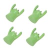 4Pcs Desktop Card Holder Resin Cartoon Animal Shape Cute Message