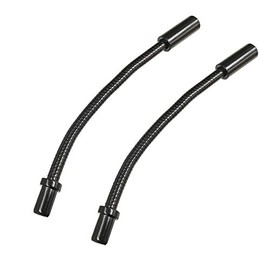 Plus Dodo BR-CH-OT001 Stainless Steel Flexible Guide Pipe, Black, 2PC