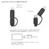 Gourmandies Sanrio Characters Mascot Cover Multi Charging Cable Cinnamoroll SANG-507CN