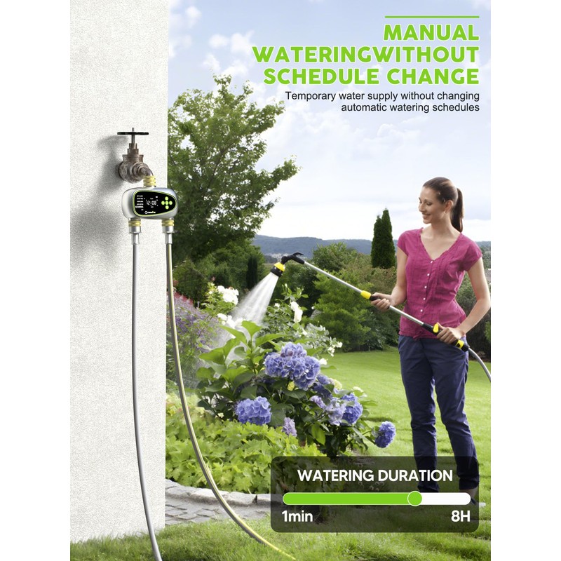 Water Timer for Garden Hose - 2 Zone Sprinkler Timer