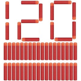 Little Valentine 120 Pcs Mega Dart Refill Pack for N-Strike Mega Series Blasters