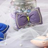 Linen butterfly hair tie / 린넨 나비 머리끈