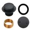 F Fityle Bathtub Drain Tip Coarse Thread Replacement Single Hole