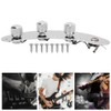 Electric Bass Control Plate Assembly Silver Guitar Musical Instrument Accessories