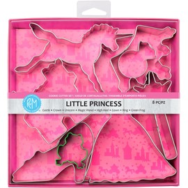 Anniversary House Little Princess Tin-Plated Cookie Cutter Set, Tinplate, X0119