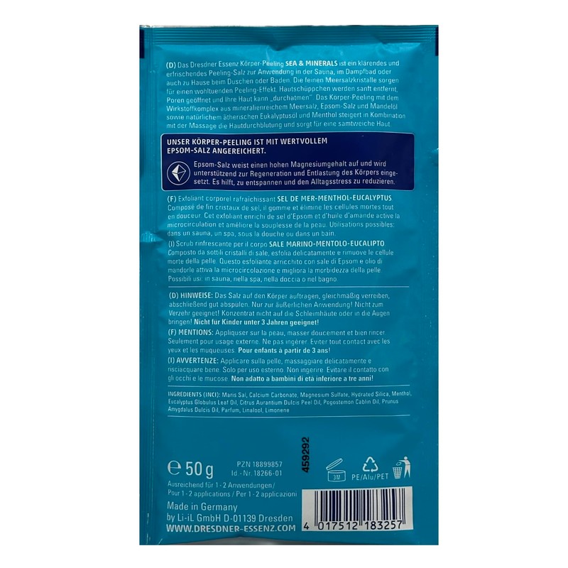 Dresdner Essenz Sea & Minerals Body Scrub 6 x 50
