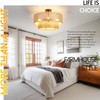 Hamilyeah 20 inch Boho Flush Mount Ceiling Light Fixture Double