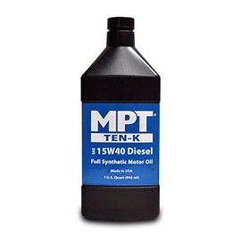 MPT MPT-312 Black Bottle 15W-40 Full Synthetic Ten-K Diesel Motor Oil - 32 fl. oz.