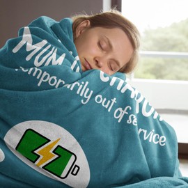 Leebbsin Unique Gifts for Mum, Mum Birthday Gifts- Soft Cute Blanket for Mum- Birthday Gifts for Mum, Mum Gifts, New Mum Gifts, Christmas Mothers Day Presents for Mum Mother Mummy Stepmum, 60"x50"