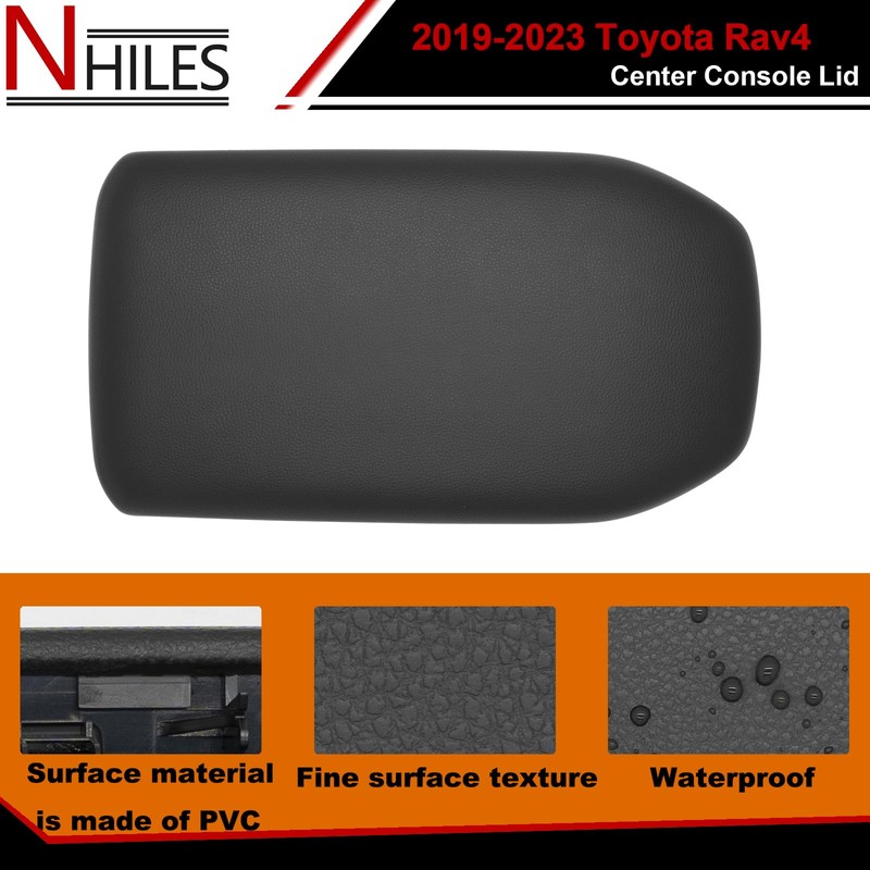 NHILES Center Console Cover Fit for 2019-2023 Toyota Rav4 Front
