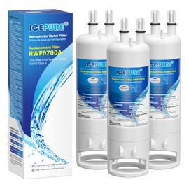 ICEPURE W10295370A Refrigerator Water Filter Replacement for EDR1RXD1, Everydrop® Filter 1, WHR1RXD1, EDR1RXD1B, KAD1RXD1, P4RFWB, 46-9081, 46-9930, 3Pack