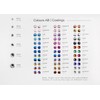 Beadsland Flat Back Rhinestones Sample Card Color Chart