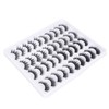 20 Pairs 6D False Eyelashes 4 Styles Long Thick Semi