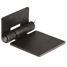 MOUNTAIN_ARK 2 Pack 7-1/4" x 4-5/8" Weldable Hinges, Heavy Duty Weld On Unequal Long Leaf Hinges