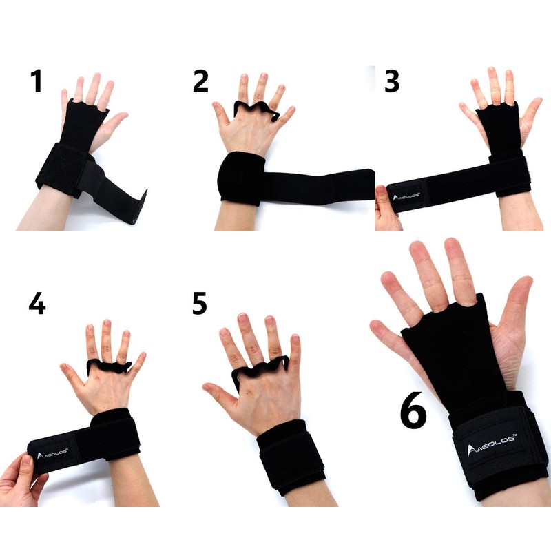 Leather Gymnastics Hand Grips-Great for Gymnastics,Pull up,Weight Lifting,Kettlebells and Cross