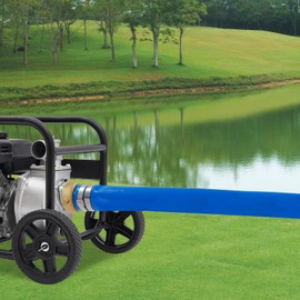 2in x 100ft Water Pump Drain Hose for Pool, Yard & Agricultural Drainage, Heavy Duty Discharge Hose for Homeowners & Farmers