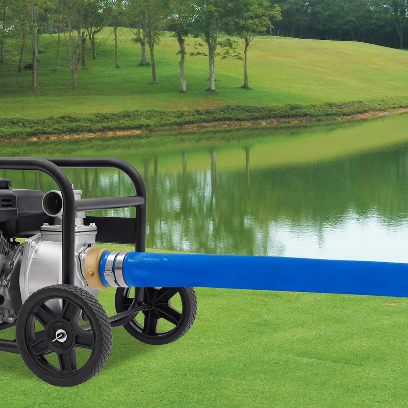 2in x 100ft Water Pump Drain Hose for Pool, Yard