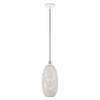 Livex Lighting 49101-80 1 Light Nordic Gray Pendant