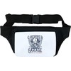 Chopper Garage Biker Skull Bum Bag, black