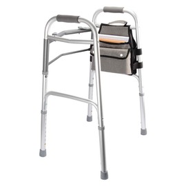 Supregear Side Walker Bag, Walker Side Access Bag Organizer Pouch Tote with Handle Multifunction Walker Side Accessory for Walker with Side Bar