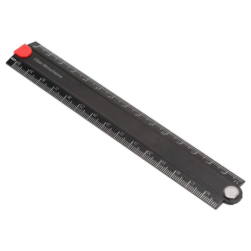Regla de aleación de aluminio de 1 pz, Regla de