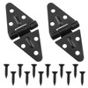 Lovelysp Triangle Flat Hinge Door Hinge Triangular Gate Hinge Shed