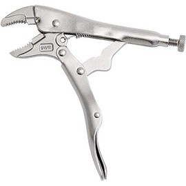 Edward Tool Curved Jaw Locking Pliers - Vulcan Forged Carbon Steel Vise Grips - Hardened Milled Jaws for Maximum Grip - Built in Wire Cutter - Classic Trigger Release (1, 7")
