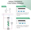 Asymmetric Cycle Timer Relay 1SPDT AC 230V 10A Long or
