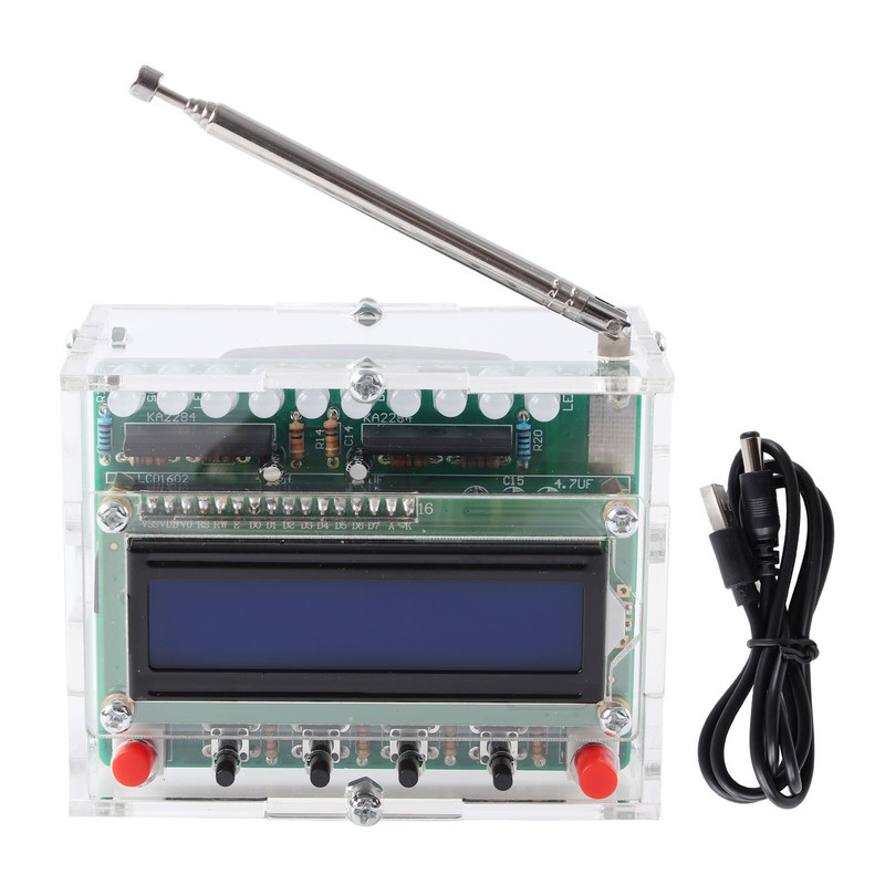 DIY FM Radio 87 To 108MHz LCD Display Digital Radio