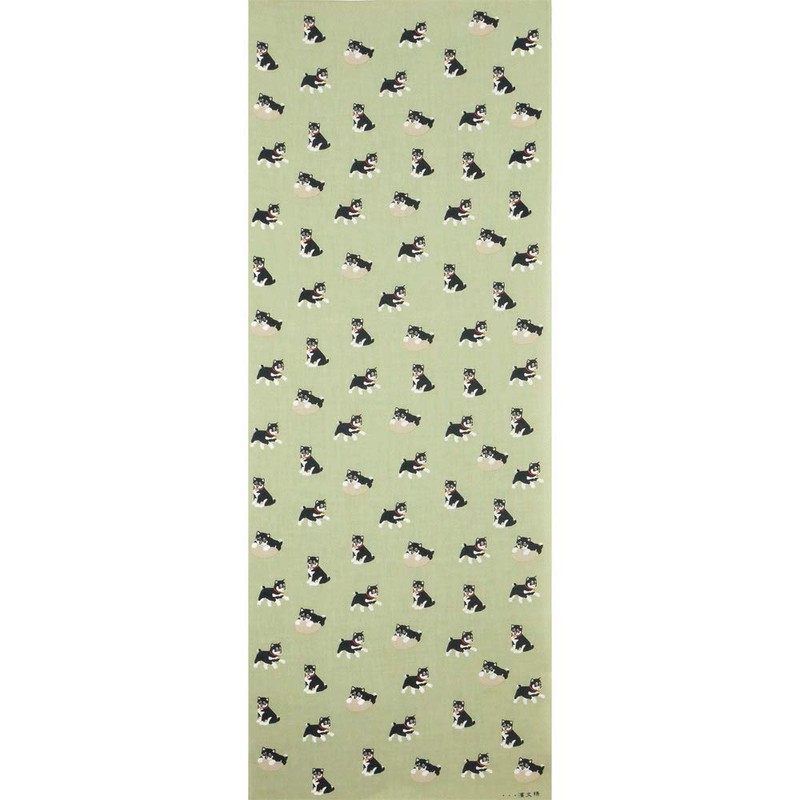 Hamamonyo Tenugui, Kuroshiba-kun, Green