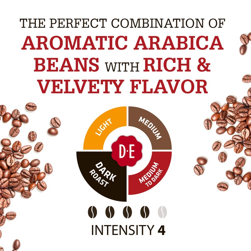 Douwe Egberts Pure Indulgence Instant Coffee in Jar, Dark Roast,