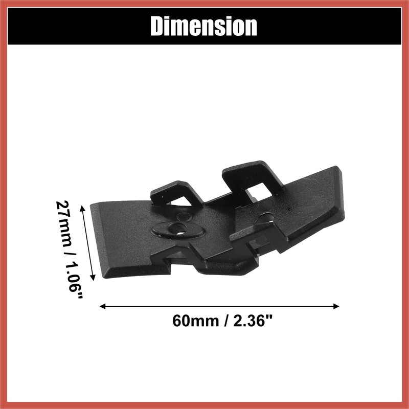 ACROPIX 4 Pcs Car Door Pull Strap End Cap Repair