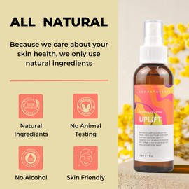 Benatu Citrus Vanilla Essential Oil Blend Spray for Body and Hair, Multi-Use Natural Uplift Scent Aromatherapy Room Linen Mist for Bedding, Pillow, Fabric, Car 4 fl oz