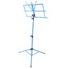 Small Music Stand Metal Portable Shelf Easy Assemble Lift Fold