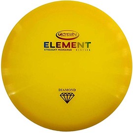 Gateway Disc Sports Diamond Element Midrange Golf Disc [Colors May Vary] - 176-180g