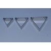 Triangle Cutter Set (30/40/50mm) - Stainless Steel Sugarcraft Cutter