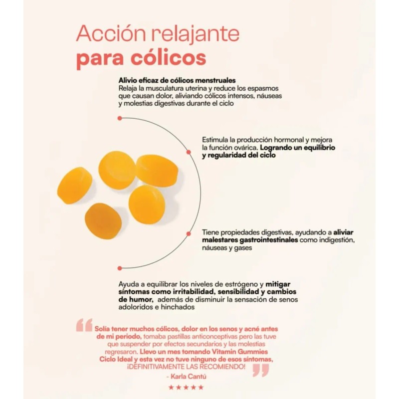 Pack 3 Botes Cólicos Periodo Menstruación Ideal 60 V+g C/u