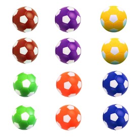 12Pcs Foosball Table Balls 1.42 Inch Table Soccer Balls for Foosball Tabletop Game Foosball Accessory Replacements Multicolor World Cup Foosball/Gifts