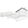 Harper & Bright Designs Full Size Platform Bed with Storage