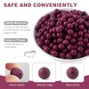 HHCFAST 160Pcs 12mm Silicone Beads for Keychain Making Bracelet Necklace,
