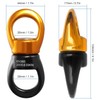 MALAYAS Rotation 360° Rotator Swing,30kN Micro Rotator Climbing Rope Swivel